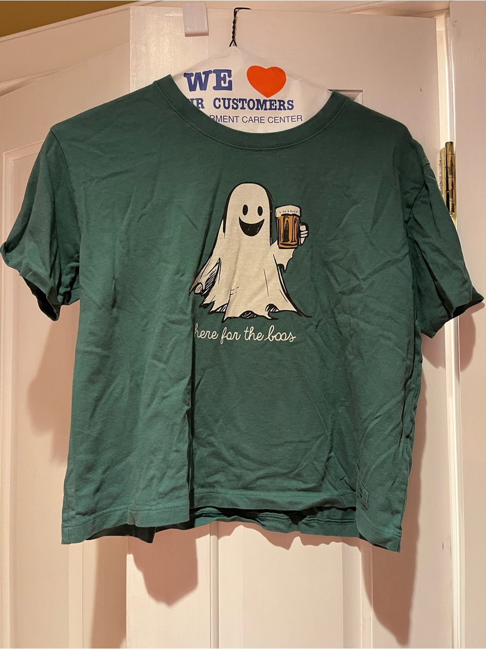 Life is good boxy tee here for the “boos”